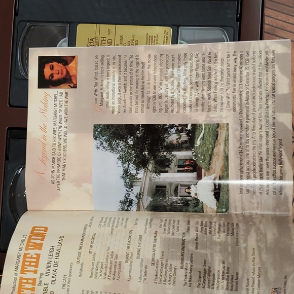 Gone With The Wind Box set VHS opened never played 1939 - Picture 6 of 9